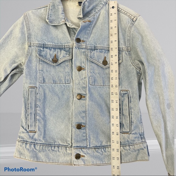 American Apparel Oversized Light Denim Jacket - Picture 6 of 10